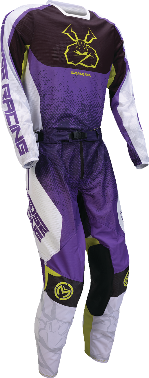 MOOSE OFFROAD Sahara Jersey - Purple/Hi-Viz - Small 2910-8346