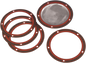 JAMES GASKET Derby Cover Paper Gasket with Silicone - 0.030" - Twin Cam JGI-25416-99-X