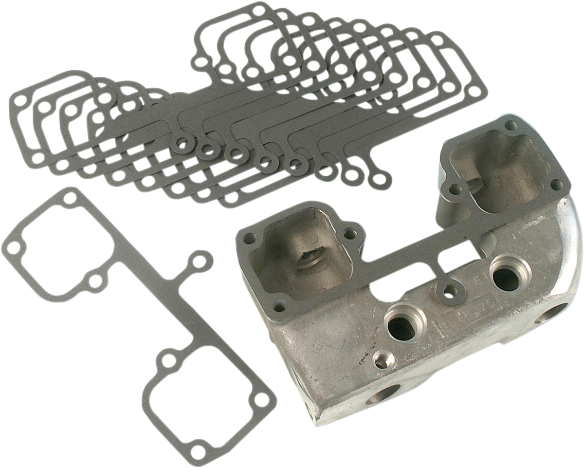 JAMES GASKET Rocker Cover Gasket - Metal with Beading - '57-'85 Sportster JGI-17536-70-X