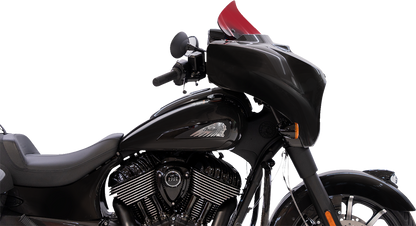 KLOCK WERKS Kolor Flare® Windshield - 10" - Red - '14-'26 Indian KWW-04-0636