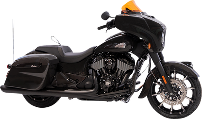 KLOCK WERKS Kolor Flare® Windshield - 10" - Orange - '14-'26 Indian KWW-04-0637
