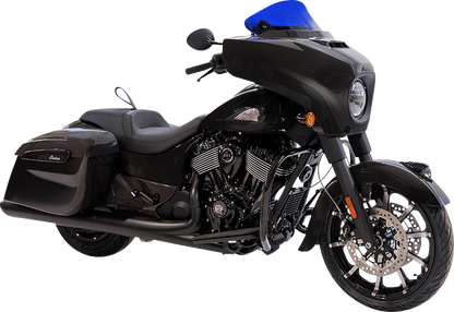 KLOCK WERKS Kolor Flare® Windshield - 10" - Blue - '14-'26 Indian KWW-04-0640