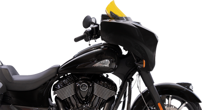 KLOCK WERKS Kolor Flare® Windshield - 10" - Yellow - '14-'26 Indian KWW-04-0638