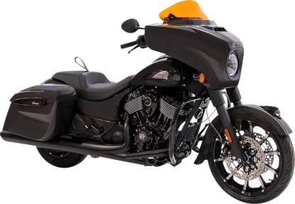 KLOCK WERKS Kolor Flare® Windshield - 10" - Orange - '14-'26 Indian KWW-04-0637