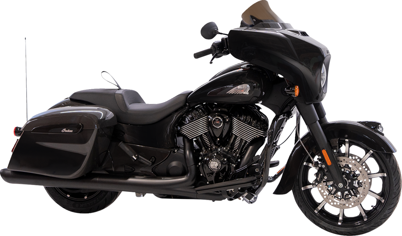 KLOCK WERKS Kolor Flare® Windshield - 10" - Bronze - '14-'26 Indian KWW-04-0642