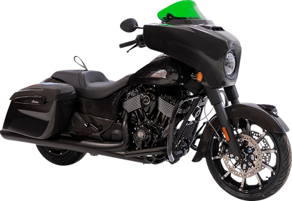 KLOCK WERKS Kolor Flare® Windshield - 10" - Green - '14-'26 Indian KWW-04-0639