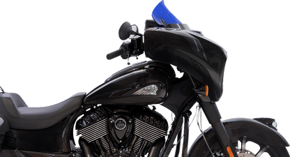 KLOCK WERKS Kolor Flare® Windshield - 10" - Blue - '14-'26 Indian KWW-04-0640