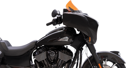 KLOCK WERKS Kolor Flare® Windshield - 10" - Orange - '14-'26 Indian KWW-04-0637