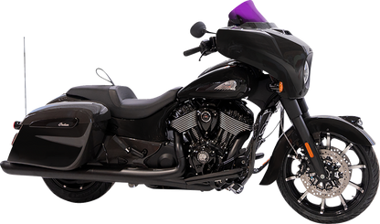 KLOCK WERKS Kolor Flare® Windshield - 10" - Purple - '14-'26 Indian KWW-04-0641