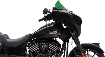 KLOCK WERKS Kolor Flare® Windshield - 10" - Green - '14-'26 Indian KWW-04-0639