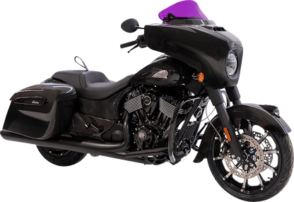 KLOCK WERKS Kolor Flare® Windshield - 10" - Purple - '14-'26 Indian KWW-04-0641