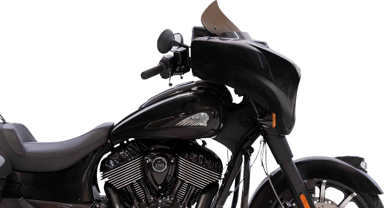 KLOCK WERKS Kolor Flare® Windshield - 10" - Bronze - '14-'26 Indian KWW-04-0642