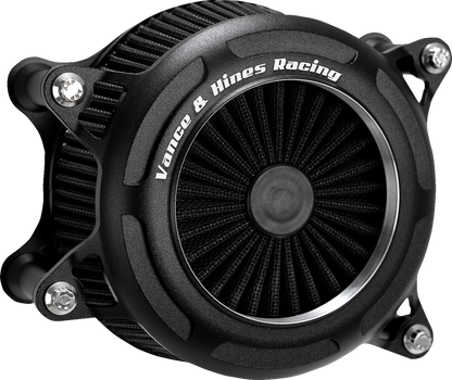 VANCE & HINES V02 Onyx Air Intake Kit - Black 41118