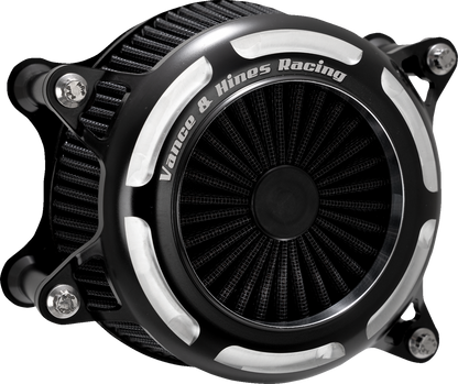 VANCE & HINES V02 Onyx Air Intake Kit - Black Contrast 41119