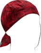 ZAN HEADGEAR Flydanna® Head Wrap Z311 – Black and Red Roses