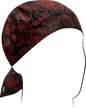 ZAN HEADGEAR Flydanna® Head Wrap Z206 - Red and Black Roses