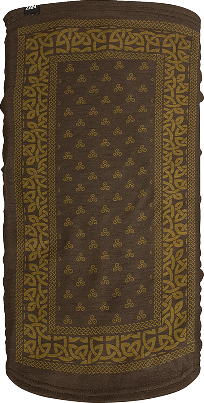 ZAN HEADGEAR Motley Tube® Fleece Lined Celtic Paisley TF620 - Versatile Cold Weather Headgear