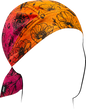 ZAN HEADGEAR Flydanna® Head Wrap Sunset Poppies Z210 – 100% Cotton Bandanna for Sports, Work, and Outdoor Activities