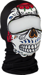 ZAN HEADGEAR Muerte Skull Polyester Balaclava - WBP413