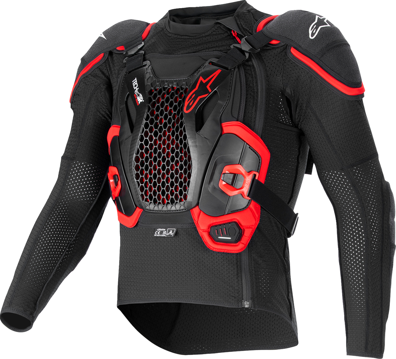 ALPINESTARS TECH-AIR Tech-Air® v2 Off-Road System - Black/Red - Medium 6507123-13F-M