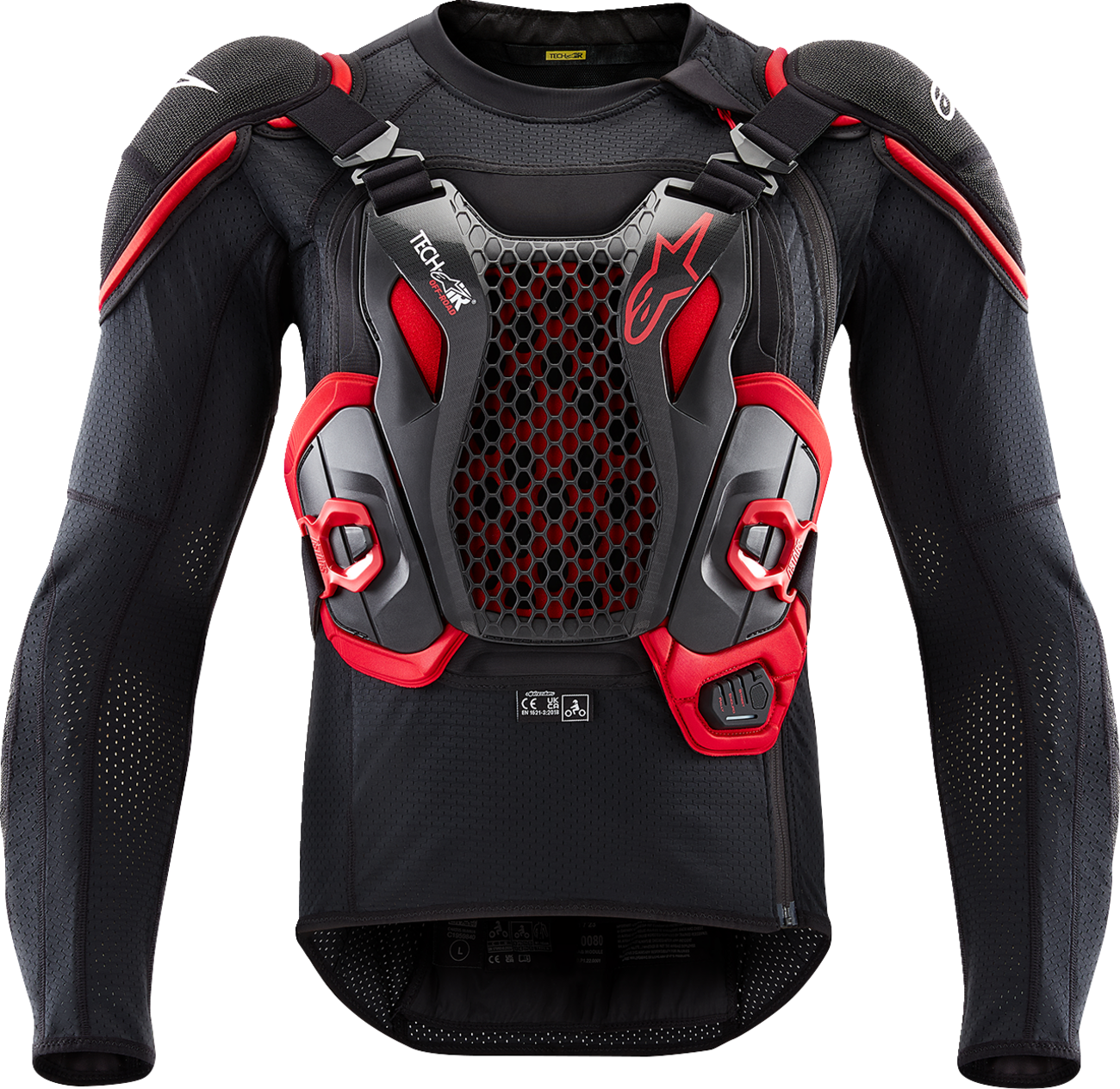 ALPINESTARS TECH-AIR Tech-Air® v2 Off-Road System - Black/Red - Medium 6507123-13F-M