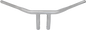 BURLY BRAND Drag T-Bar - 7" - TBW - Chrome B12-4502C