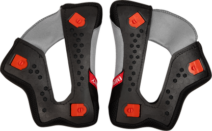 THOR Reflex Sport Cheek Pads - Gray/Black - Small 0134-3994