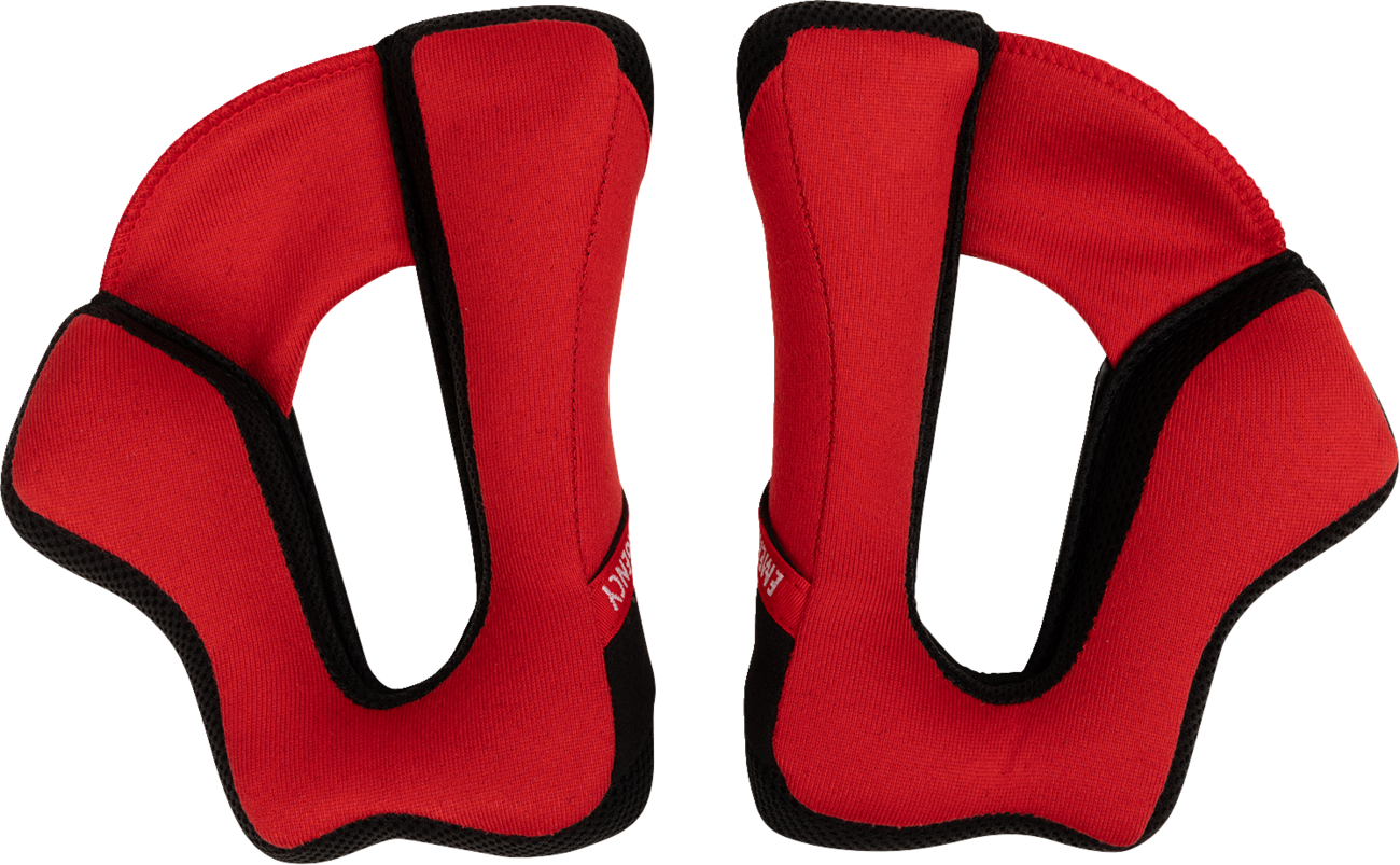 THOR Reflex Sport Cheek Pads - Red/Black - XL 0134-4003