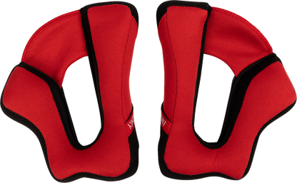 THOR Reflex Sport Cheek Pads - Red/Black - 2XL 0134-4004