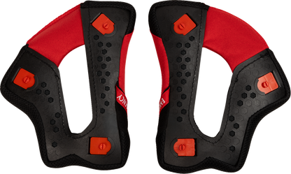 THOR Reflex Sport Cheek Pads - Red/Black - XL 0134-4003