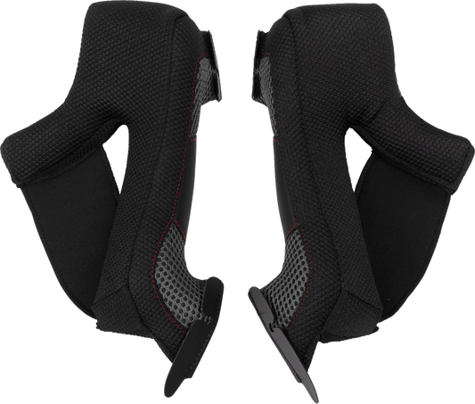 Z1R Range 2.0 / Nemesis Cheek Pads – Black for 2XL Helmets | Part 0134-3643
