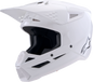 ALPINESTARS SM3 Helmet - Solid - Gloss White - 2XL 8300326-2180-XXL