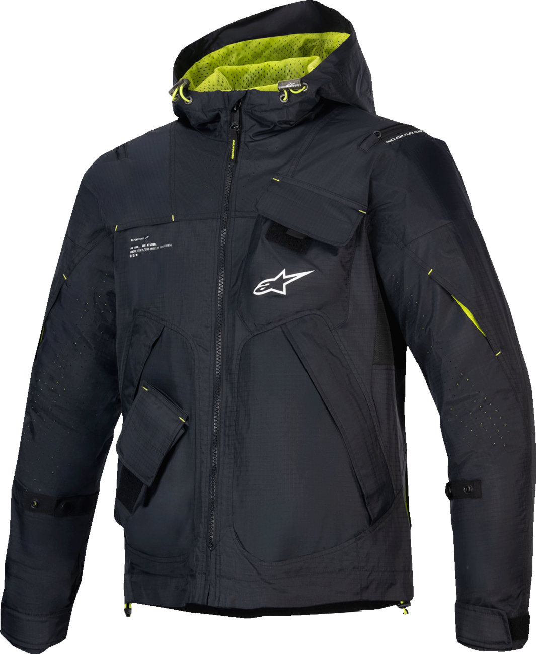 ALPINESTARS Mogress Air Jacket - Black/Lime Punch/White - 4XL 3301625-1484-4XL