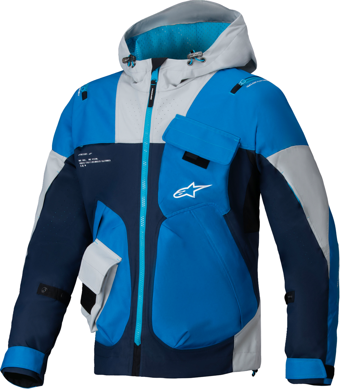 ALPINESTARS Mogress Air Jacket - Blue/Almond - Small 3301625-7187-S