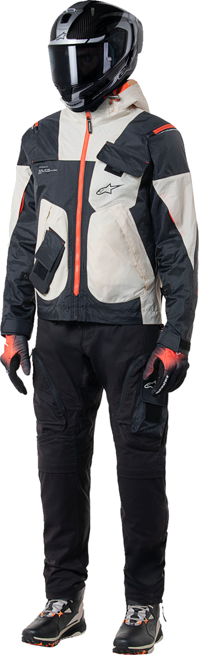 ALPINESTARS Mogress Air Jacket - Black/Almond/Hot Orange - 2XL 3301625-1489-2XL