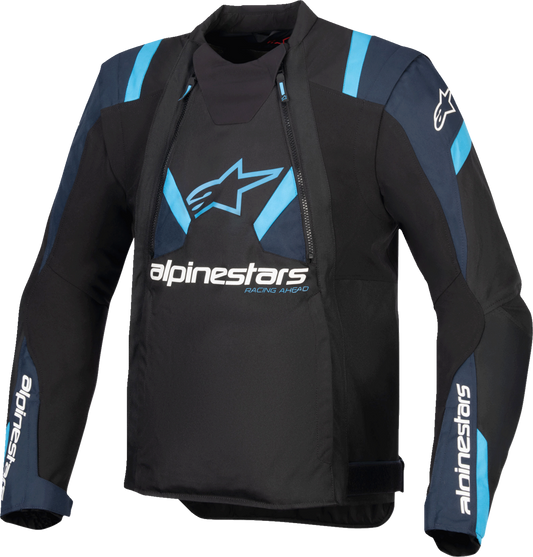 ALPINESTARS T-Stunt Air Jacket - Black/Dark Blue/Blithe Blue - Large 3301825-1386-L