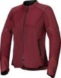 ALPINESTARS Stella C-1 Air Jacket - Burgundy - Small 3310425-309-S