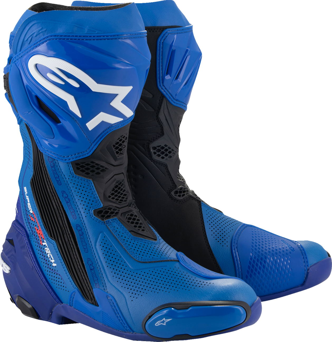 ALPINESTARS Supertech R Vented Boots - Blue/Black - US 11.5 / EU 46 2220121-713-46