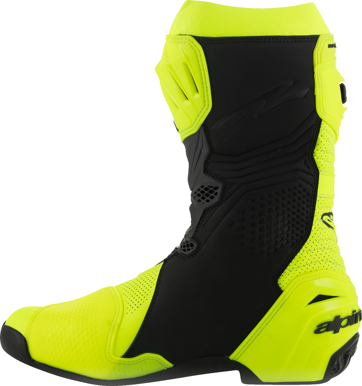 ALPINESTARS Supertech R Vented Boots - Fluorescent Yellow/Black - US 6 / EU 39 2220121-551-39
