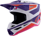 ALPINESTARS SM3 Helmet - Heat - Gloss White/Purple/Pink - 2XL 8301026-2052-XXL