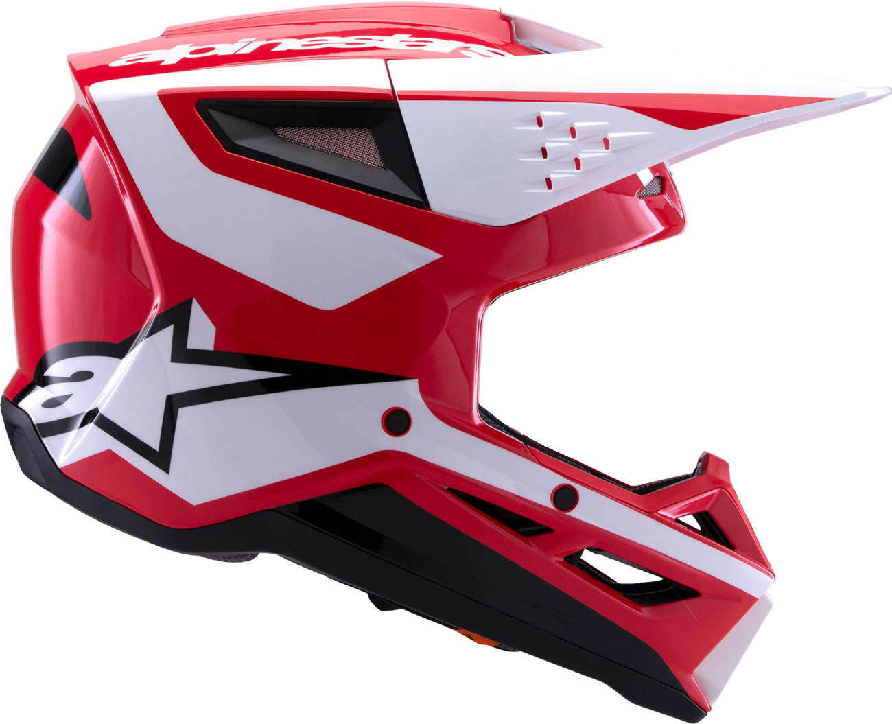 ALPINESTARS SM3 Helmet - Heat - Gloss Red/White/Black - Small 8301026-3126-S