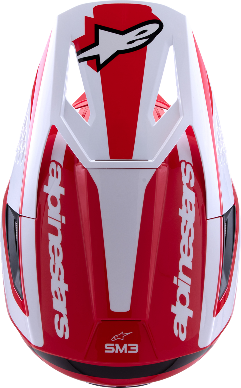 ALPINESTARS SM3 Helmet - Heat - Gloss Red/White/Black - Small 8301026-3126-S