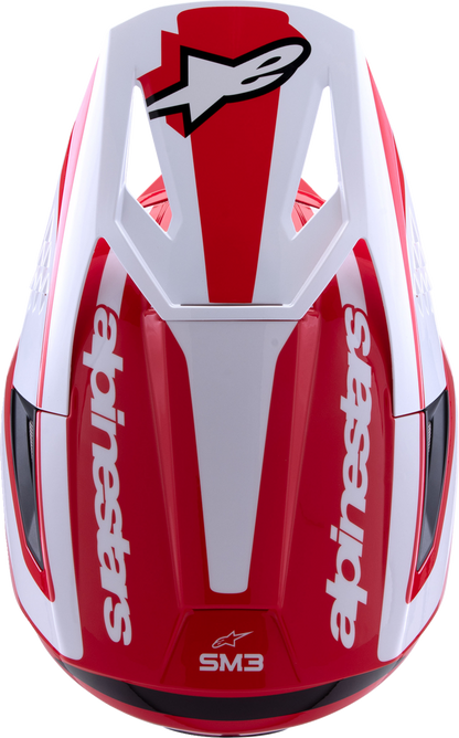 ALPINESTARS SM3 Helmet - Heat - Gloss Red/White/Black - Small 8301026-3126-S