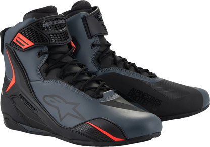 ALPINESTARS Faster-4 Shoes - Black/Gray/Red - US 8.5 2510425-1130-79