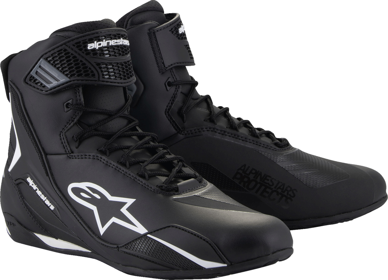 ALPINESTARS Faster-4 Shoes - Black/White - US 13.5 2510425-12-135