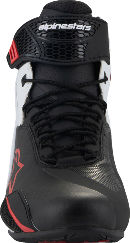 ALPINESTARS Faster-4 Shoes - Black/White/Red - US 11.5 2510425-123-115