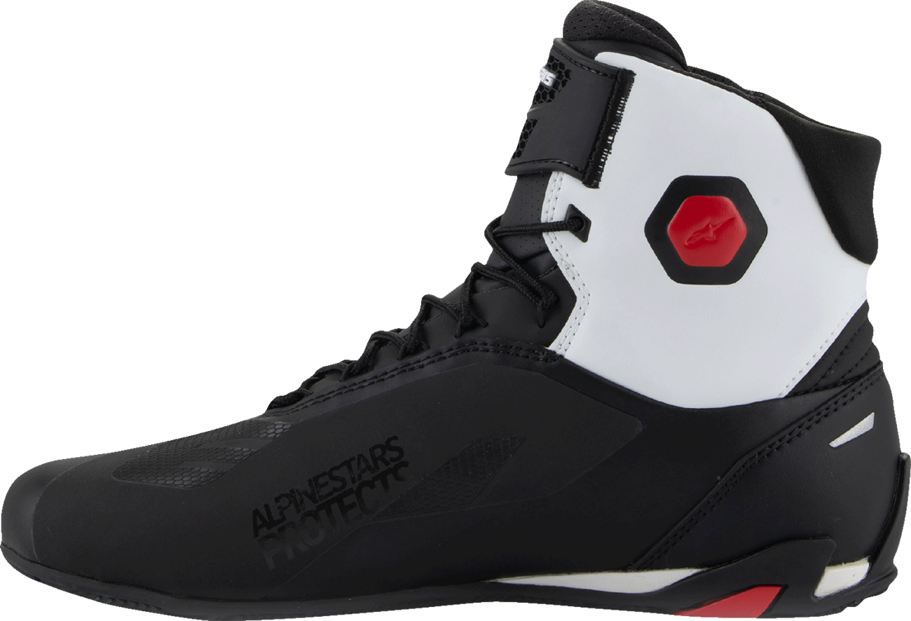 ALPINESTARS Faster-4 Shoes - Black/White/Red - US 11.5 2510425-123-115