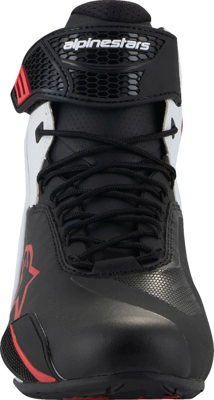 ALPINESTARS Faster-4 Shoes - Black/White/Red - US 14 2510425-123-14