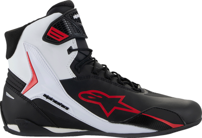 ALPINESTARS Faster-4 Shoes - Black/White/Red - US 12 2510425-123-12