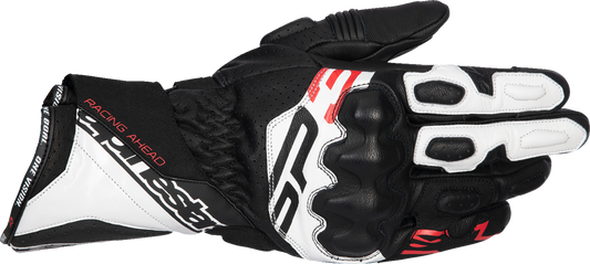 ALPINESTARS SP-3 Gloves - Black/White/Fluo Red - Large 3550925-1231-L